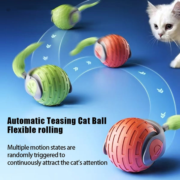Electric Rolling Ball Toy For Cats